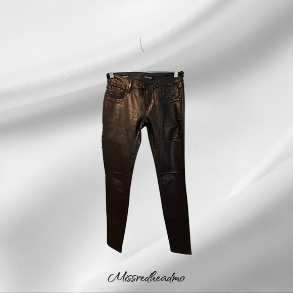 Vigoss Shimmering Black Skinny Jeans - Picture 1 of 8